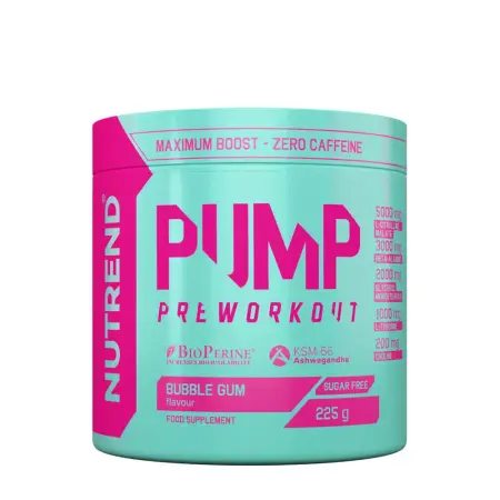 Nutrend Pump Preworkout (225 g, Bubblegum) - Nutrend