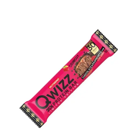 Nutrend Qwizz Protein Bar (1 Bar, Chocolate & Raspberry) - Nutrend