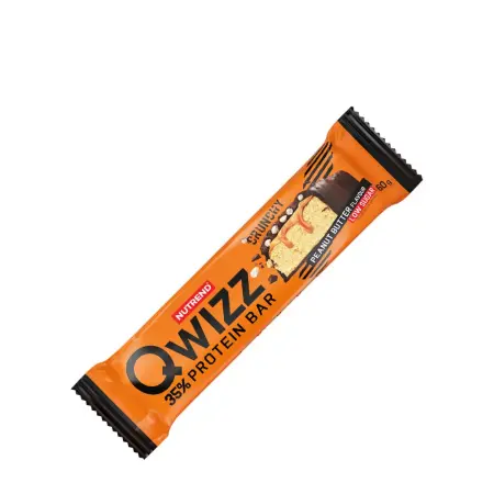 Nutrend Qwizz Protein Bar (1 Bar, Peanut Butter) - Nutrend