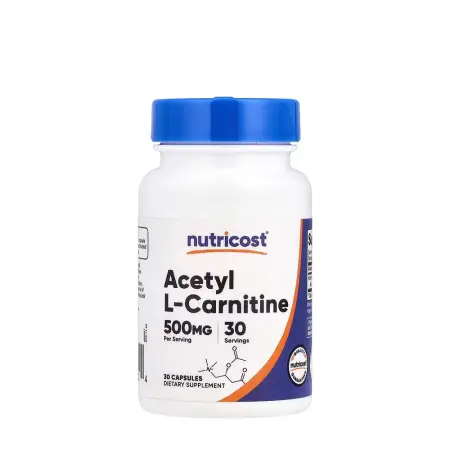 Nutricost Acetyl L-Carnitine 500 mg (30 Capsules) - Nutricost