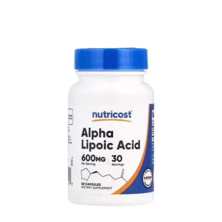 Nutricost Alpha Lipoic Acid 600 mg (60 Capsules) - Nutricost