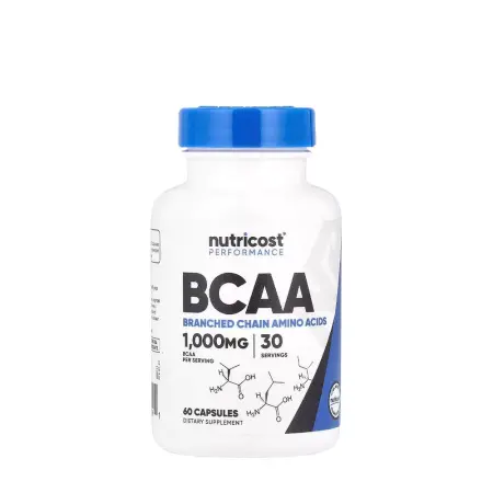 Nutricost BCAA (60 Capsules) - Nutricost