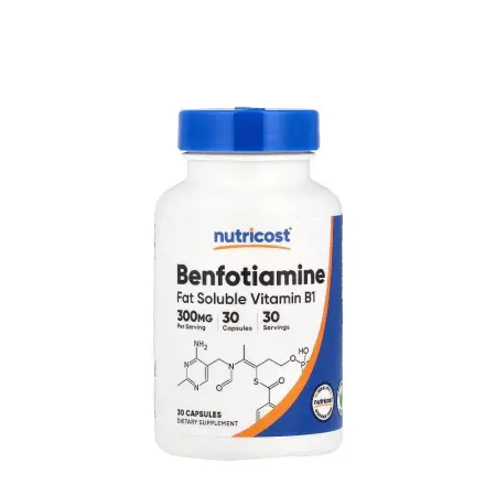 Nutricost Benfotiamine 300 mg (30 Capsules) - Nutricost