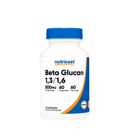 Nutricost Beta Glucan Capsules (60 Capsules) - Nutricost