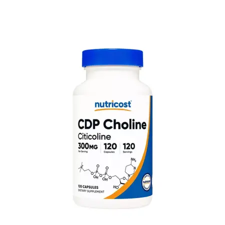 Nutricost CDP Choline Capsules (120 Capsules) - Nutricost
