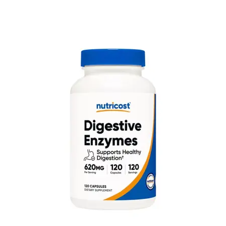 Nutricost Digestive Enzyme Complex Capsules (120 Capsules) - Nutricost