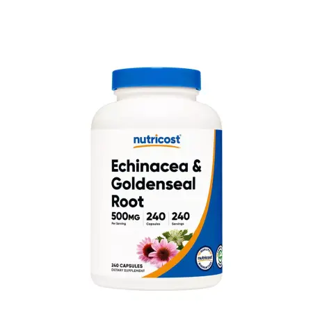 Nutricost Echinacea & Goldenseal Root 500 mg (240 Capsules) - Nutricost