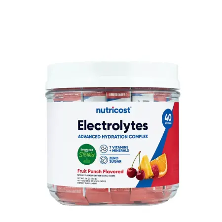 Nutricost Electrolytes Hydration Stick Packs (156 g, Fruit Punch) - Nutricost