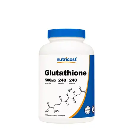 Nutricost Glutathione 500 mg (240 Capsules) - Nutricost