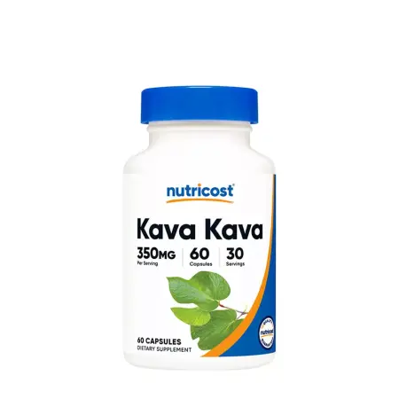 Nutricost Kava Kava Capsules 200 mg (60 Capsules) - Nutricost