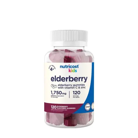 Nutricost Kids Elderberry Gummies (120 gummies) - Nutricost
