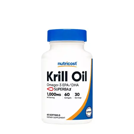 Nutricost Krill Oil Complex 1,000 mg (60 Softgels) - Nutricost