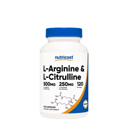 Nutricost L-Arginine L-Citrulline Complex Capsules (120 Capsules) - Nutricost