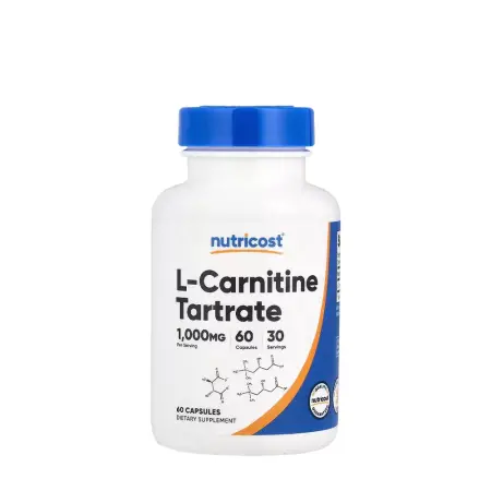 Nutricost L-Carnitine Tartrate (60 Capsules) - Nutricost