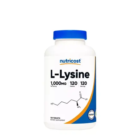 Nutricost L-Lysine Tablets (120 Tablets) - Nutricost