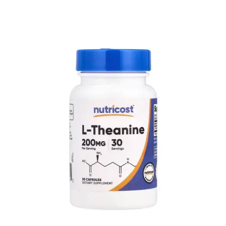 Nutricost L-Theanine 200 mg (30 Capsules) - Nutricost