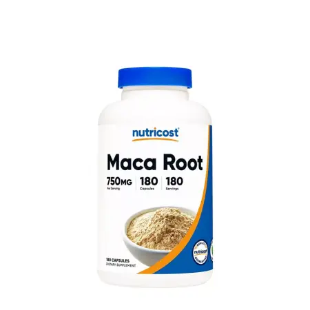 Nutricost Maca Root 750 mg (180 Capsules) - Nutricost