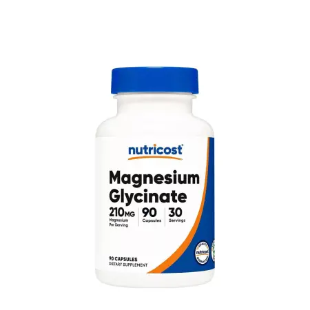 Nutricost Magnesium Glycinate 210 mg (90 Capsules) - Nutricost