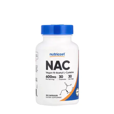 Nutricost N-Acetyl L-Cysteine (NAC) 600 mg (30 Capsules) - Nutricost