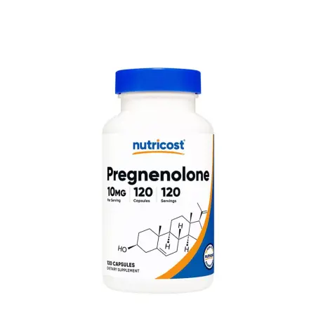 Nutricost Pregnenolone 10 mg (120 Capsules) - Nutricost