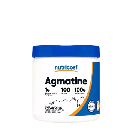 Nutricost Pure Agmatine Sulfate Powder (100 g, Unflavored) - Nutricost