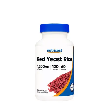 Nutricost Red Yeast Rice Capsules 1200 mg (120 Capsules) - Nutricost