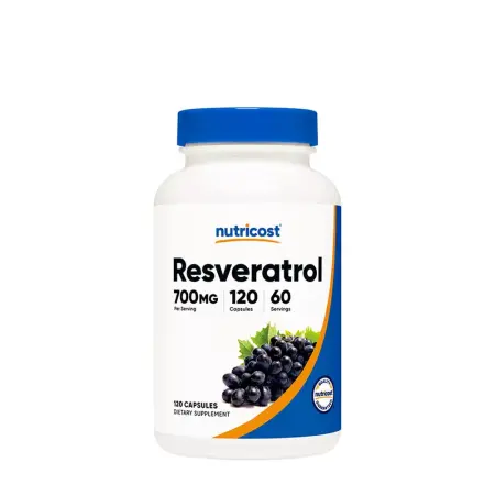 Nutricost Resveratrol Capsules (120 Capsules) - Nutricost