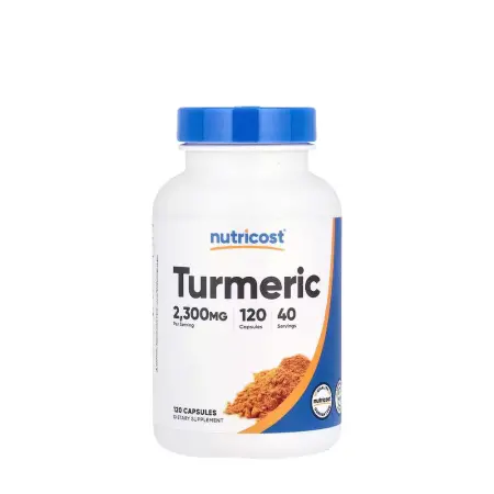 Nutricost Turmeric (120 Capsules) - Nutricost