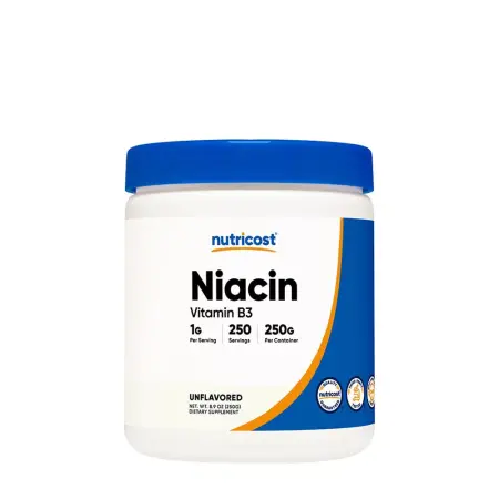 Nutricost Vitamin B3 Niacin (250 g) - Nutricost