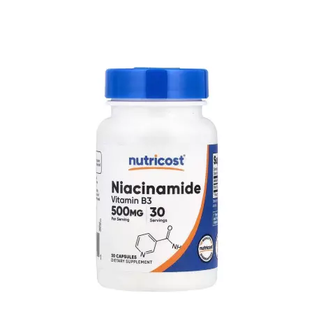 Nutricost Vitamin B3 Niacinamide 500 mg (30 Capsules) - Nutricost