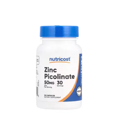 Nutricost Zinc Picolinate 50 mg (30 Capsules) - Nutricost