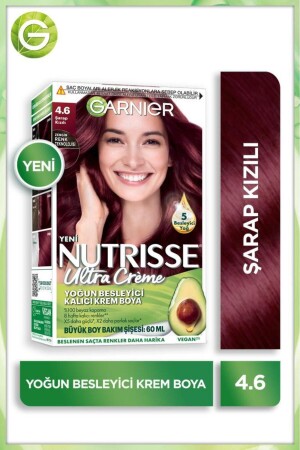 Nutrisse Intensive Nourishing Permanent Cream Hair Dye 4. 6 Weinrot - Garnier