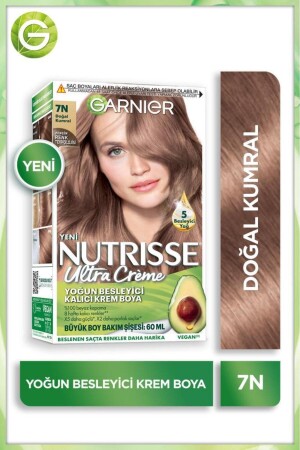 Nutrisse Yoğun Besleyici Kalıcı Krem Saç Boyası 7n Doğal Kumral - Garnier