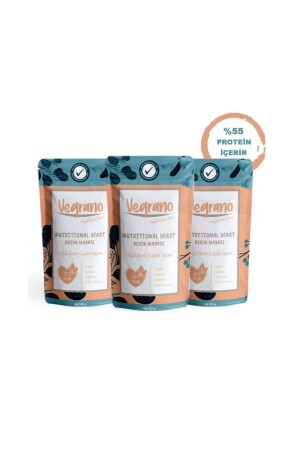 Nutritional Yeast (NUTRITIONAL YEAST) 3 X 100 gr t12389 - Vegrano