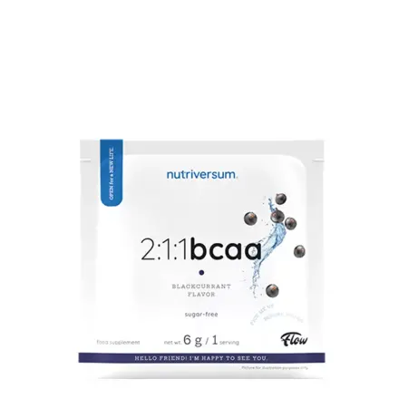 Nutriversum 2:1:1 BCAA Sugar Free Powder (6 g, Blackcurrant) - Nutriversum