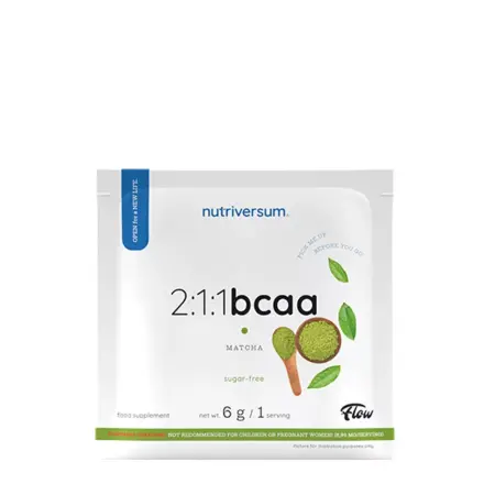 Nutriversum 2:1:1 BCAA Sugar Free Powder (6 g, Matcha) - Nutriversum