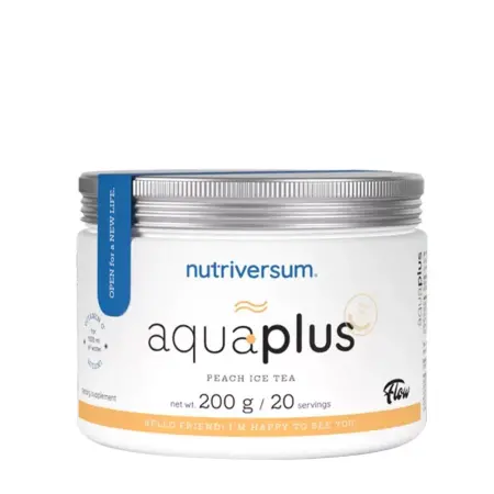 Nutriversum Aqua Plus - FLOW (200 g, Peach Iced Tea) - Nutriversum
