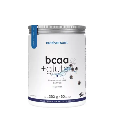Nutriversum BCAA + GLUTA (360 g, Blackcurrant) - Nutriversum