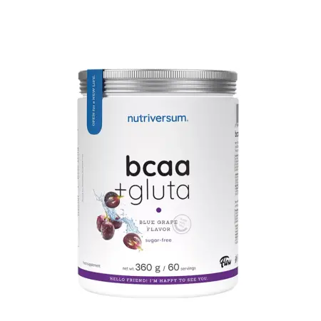 Nutriversum BCAA + GLUTA (360 g, Blue Grape) - Nutriversum