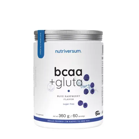 Nutriversum BCAA + GLUTA (360 g, Blue Raspberry) - Nutriversum