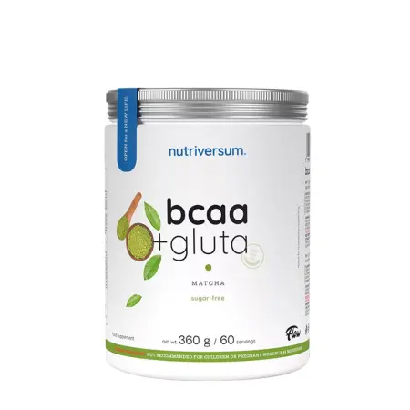Nutriversum BCAA + GLUTA Sugar Free (360 g, Matcha) - Nutriversum