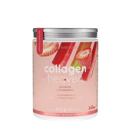 Nutriversum Collagen Heaven (300 g, Rhubarb Strawberry) - Nutriversum