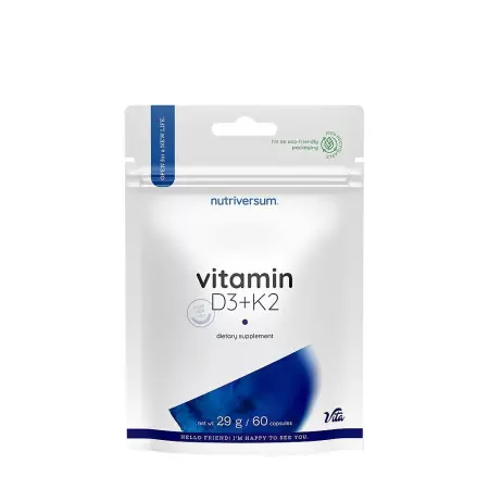 Nutriversum D3 + K2 Vitamin (60 Capsules) - Nutriversum