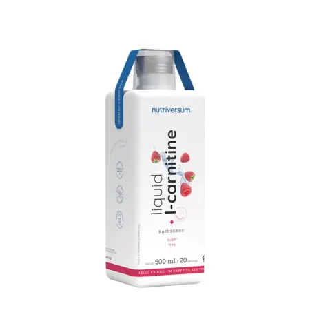 Nutriversum Flow Liquid L-Carnitine (500 ml, Raspberry) - Nutriversum