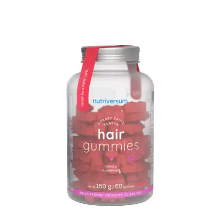 Nutriversum Hair Gummies - WOMEN (60 Gummies, Wild Berry) - Nutriversum
