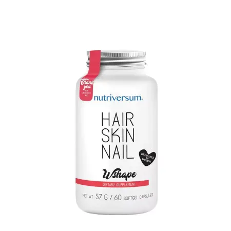 Nutriversum Hair Skin Nail - WSHAPE (60 Softgels) - Nutriversum
