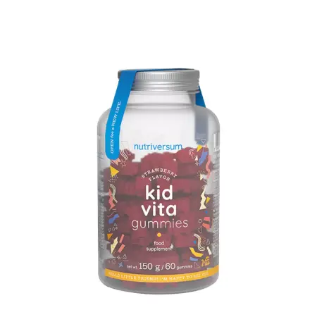 Nutriversum Kid Vita Gummies (60 Gummies, Strawberry Pouch) - Nutriversum