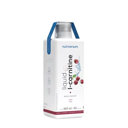 Nutriversum L-Carnitine 2500 mg - FLOW (500 ml, Sour Cherry) - Nutriversum