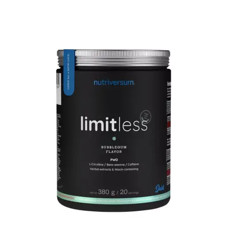 Nutriversum Limitless PWO (380 g, Bubblegum) - Nutriversum