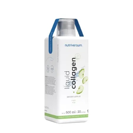Nutriversum Liquid Collagen 10.000 Mg Sugar Free (500 ml, Green Apple) - Nutriversum